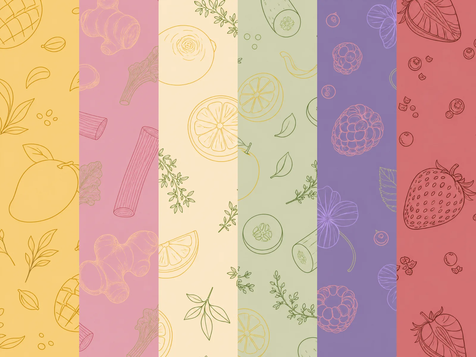 Givre — illustrated flavour patterns